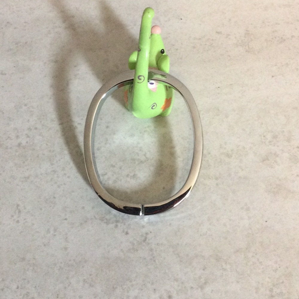 Abalone Silver Bangle Bracelet - image 2